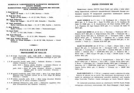 Rajd Polski - 1968r
